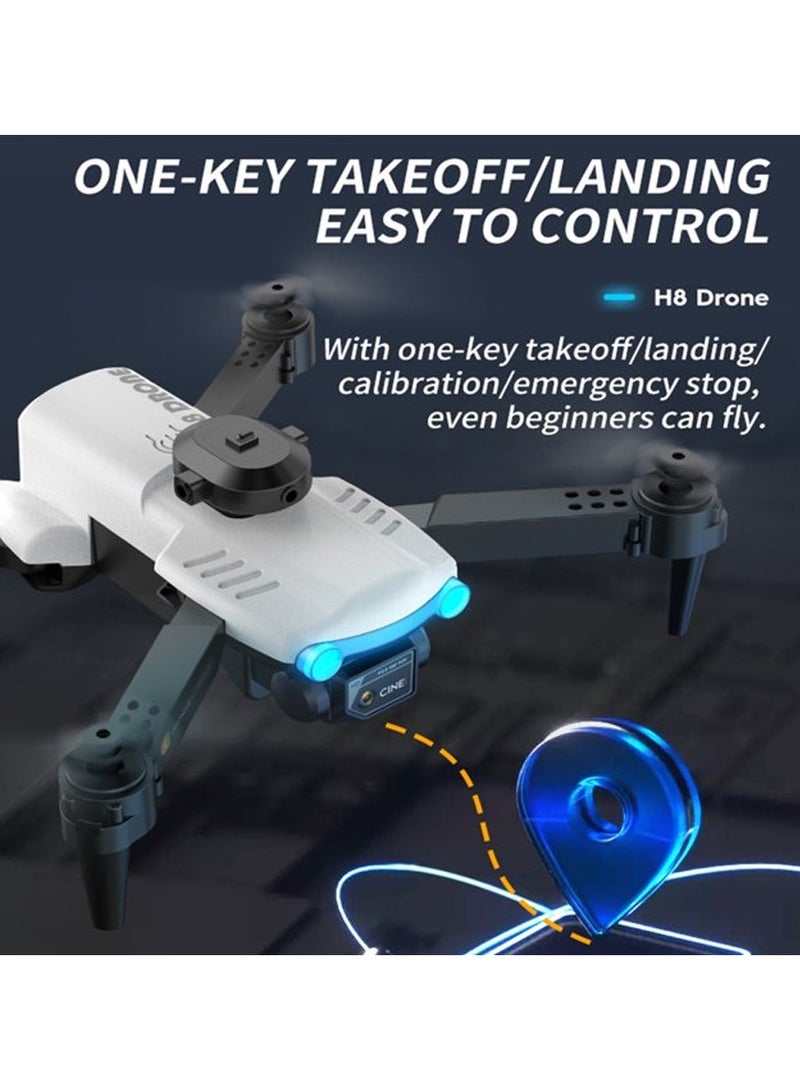 DubaiGallery طائرة بدون طيار مع كاميرا مزدوجة عالية الدقة 1080 بكسل FPV - وضع تثبيت الارتفاع بدون رأس، وضبط سرعة التشغيل بمفتاح واحد، وتصوير جوي عالي الدقة وتجنب العوائق، طائرة بدون طيار قابلة للطي - Image 4