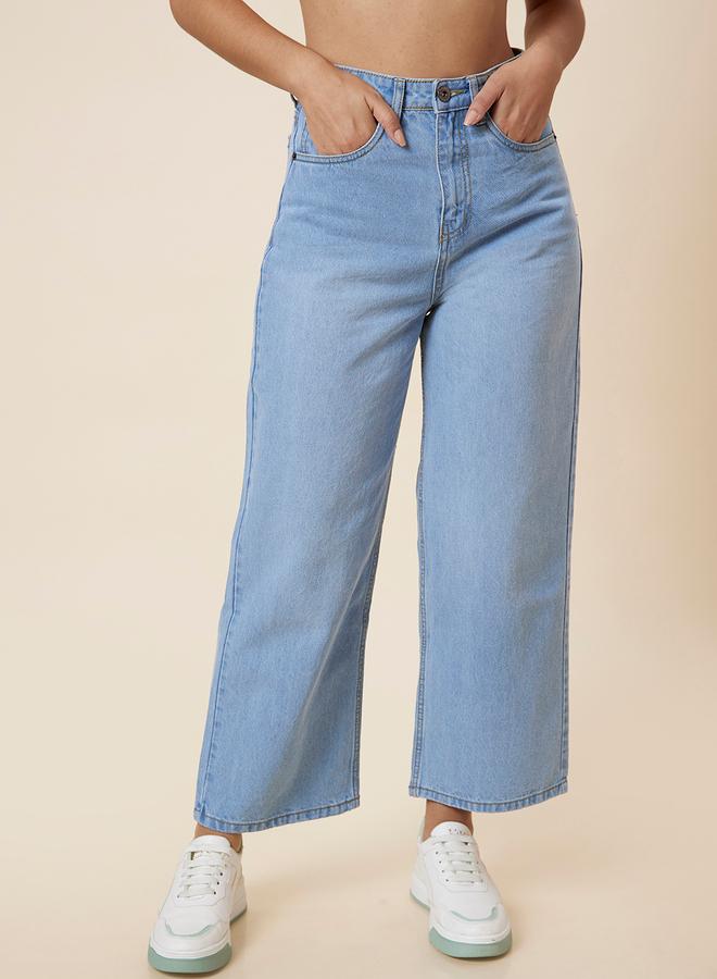 Globus Mid-Rise Boyfriend Fit Faded Jeans - Image 2