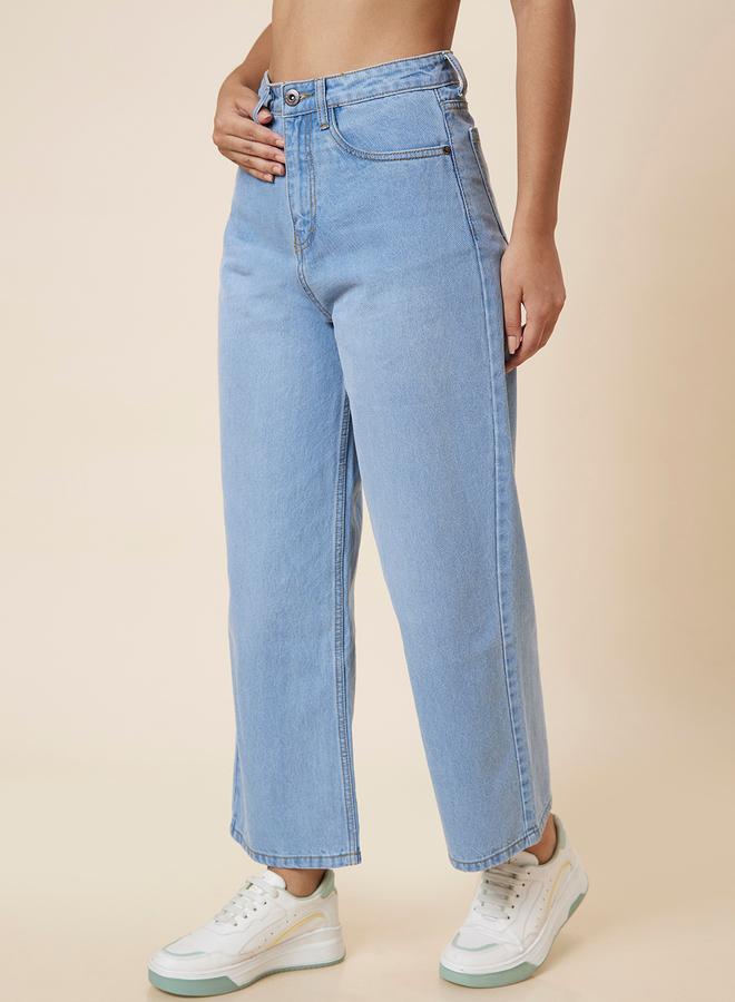 Globus Mid-Rise Boyfriend Fit Faded Jeans - Image 4