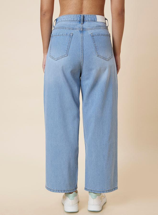 Globus Mid-Rise Boyfriend Fit Faded Jeans - Image 3