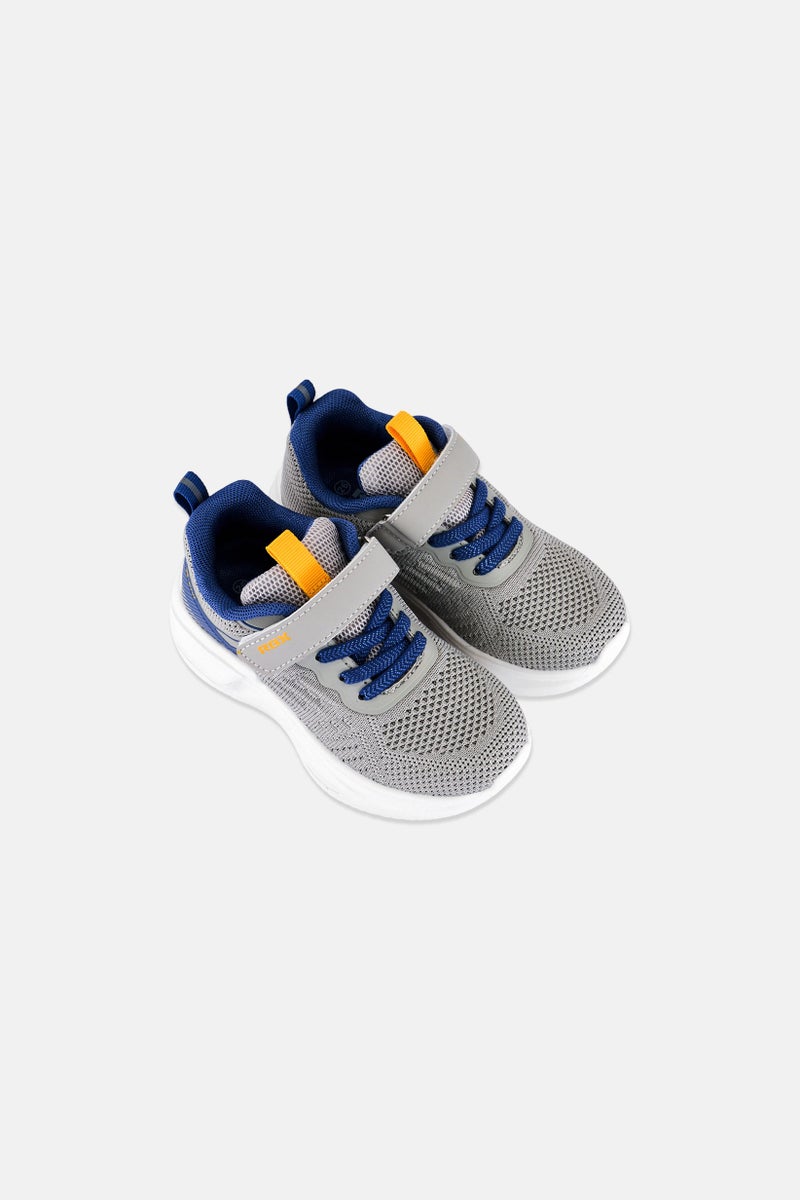 RBX Toddlers Boy Velcro Closure Outdoor Shoes, Grey - Image 3