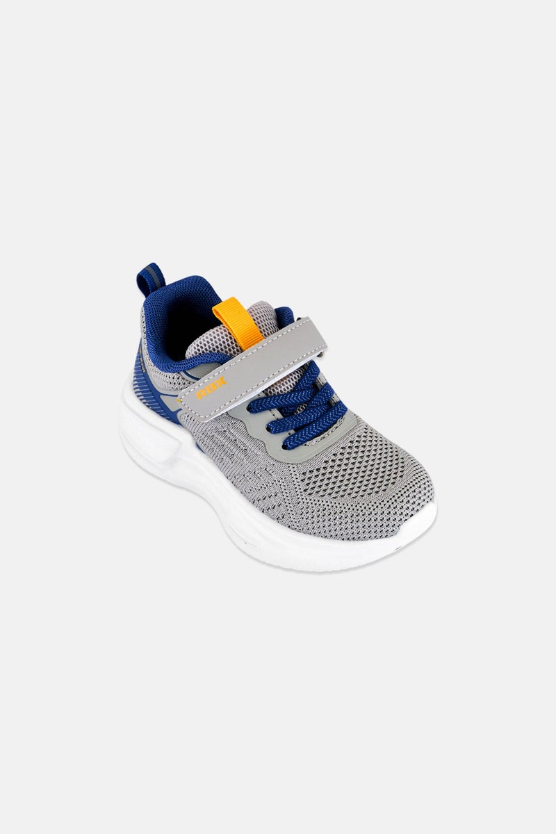 RBX Toddlers Boy Velcro Closure Outdoor Shoes, Grey - Image 1