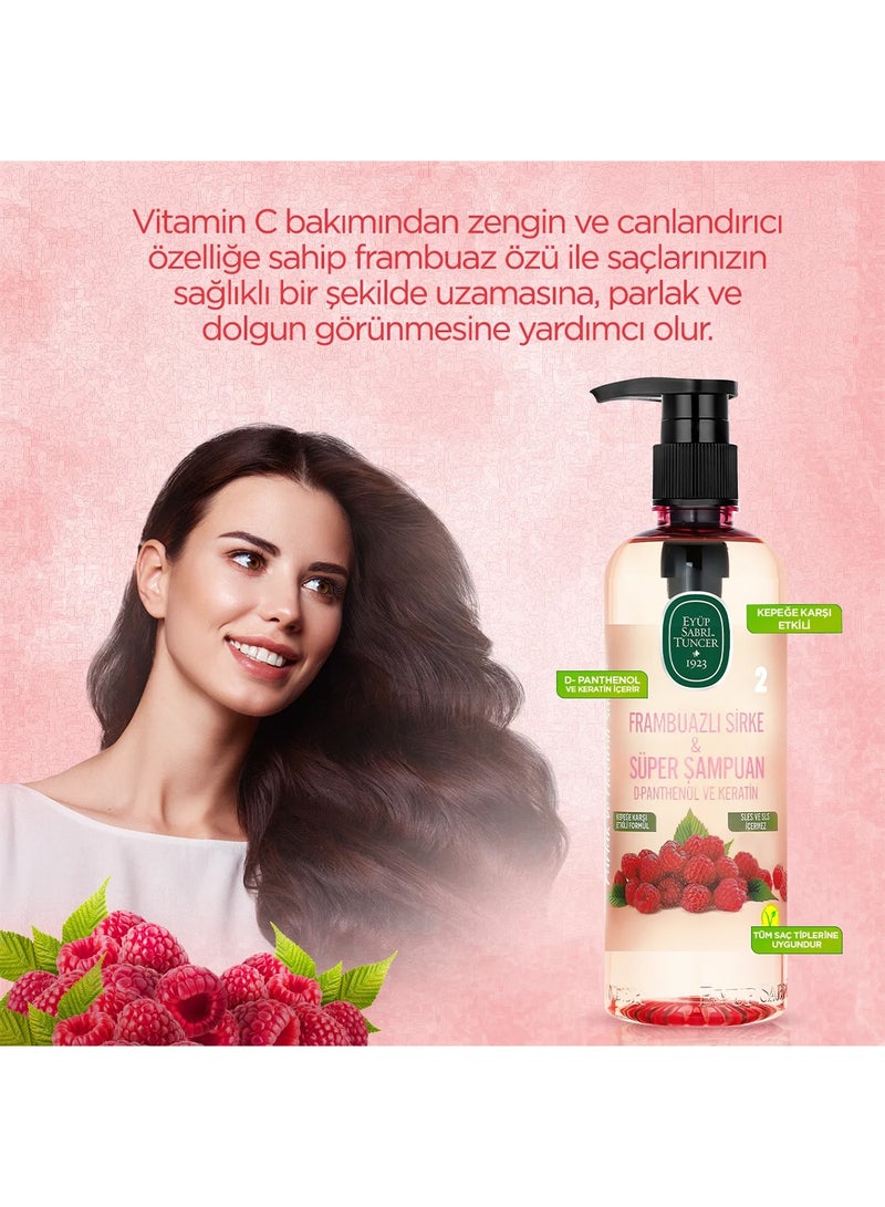 eyup sabri tuncer Raspberry Vinegar Shampoo 500 ML - Image 2