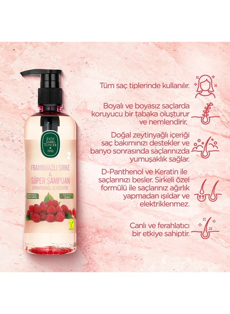 eyup sabri tuncer Raspberry Vinegar Shampoo 500 ML - Image 3