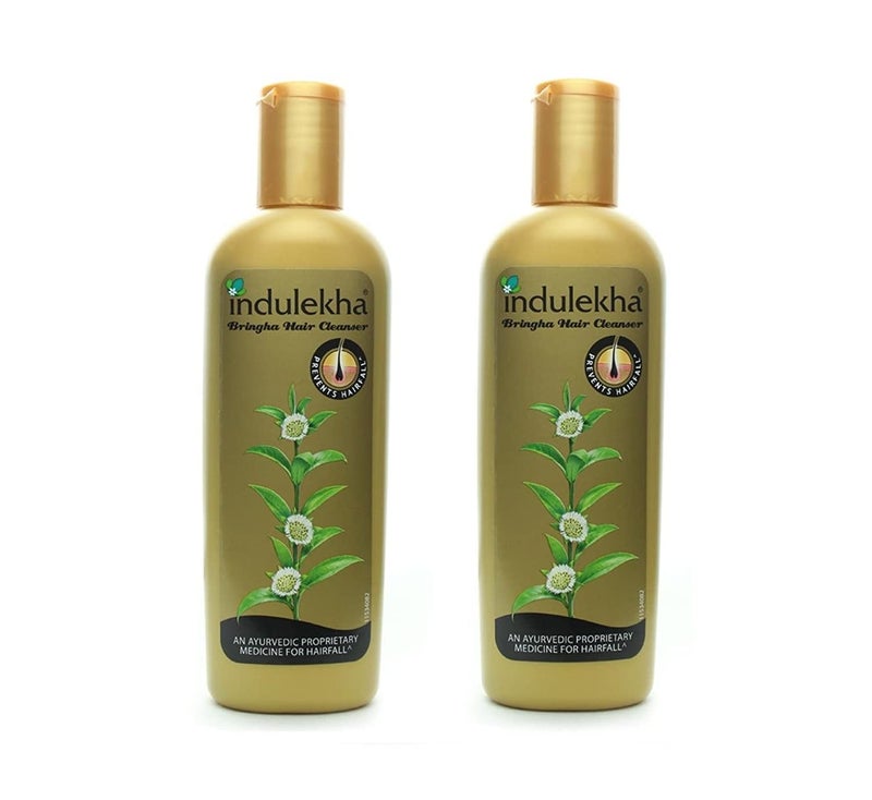 Indulekha Bringha Anti Hair Fall Shampoo Hair Cleanser 200ml 676 oz Pack of 2