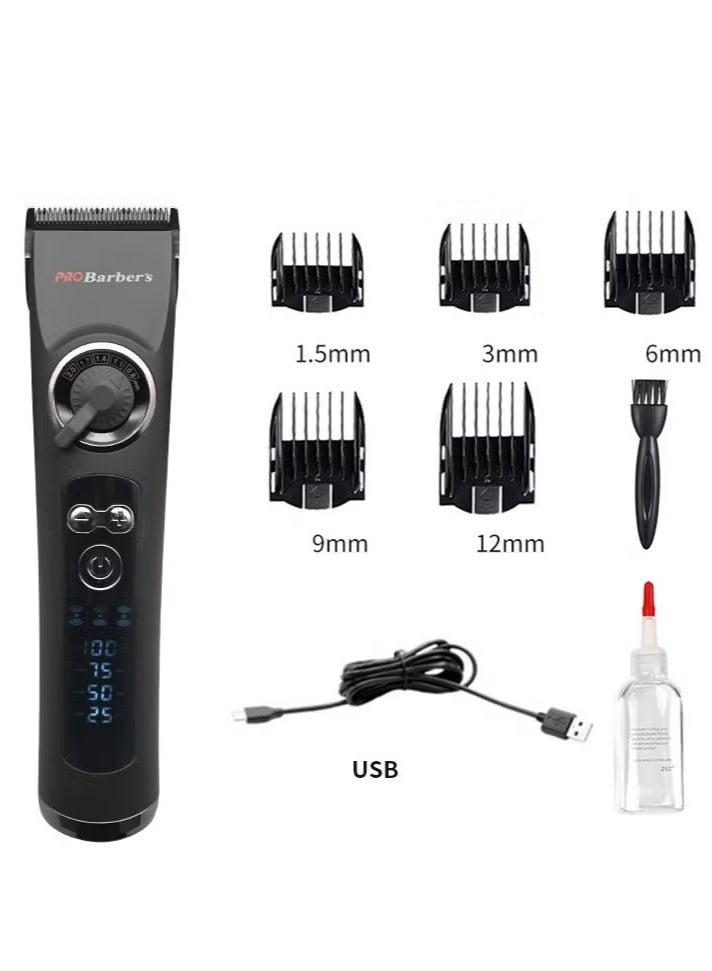 Generic Digital Display Rechargeable Barber Shaver  - Image 1