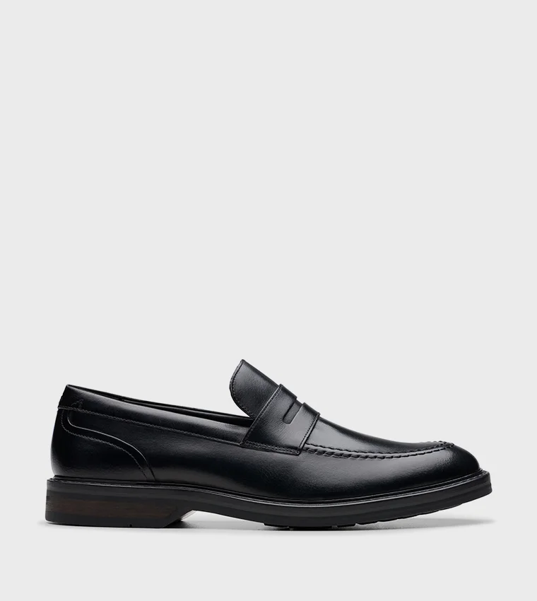 clarks Aldwin Step Black Leather