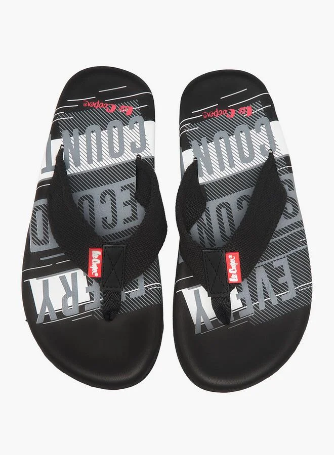 لي كوبر Men Graphic Print Flip-Flops