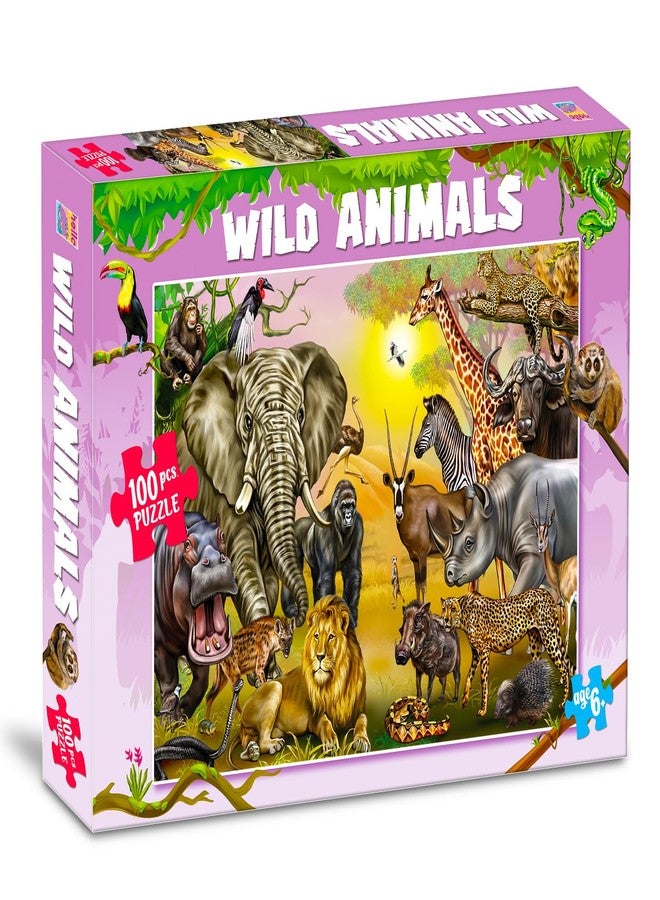 BRIJBASI Wild Animal Jigsaw Puzzle for Adults & Kids Above 9 Years | Fun & Challenging Puzzle Games for Stress Relief Focus and Memory - Image 1