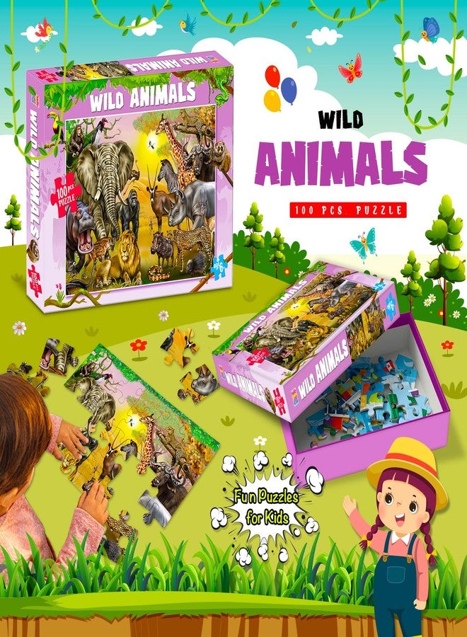 BRIJBASI Wild Animal Jigsaw Puzzle for Adults & Kids Above 9 Years | Fun & Challenging Puzzle Games for Stress Relief Focus and Memory - Image 2