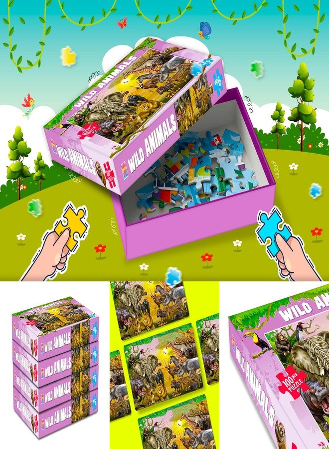 BRIJBASI Wild Animal Jigsaw Puzzle for Adults & Kids Above 9 Years | Fun & Challenging Puzzle Games for Stress Relief Focus and Memory - Image 3