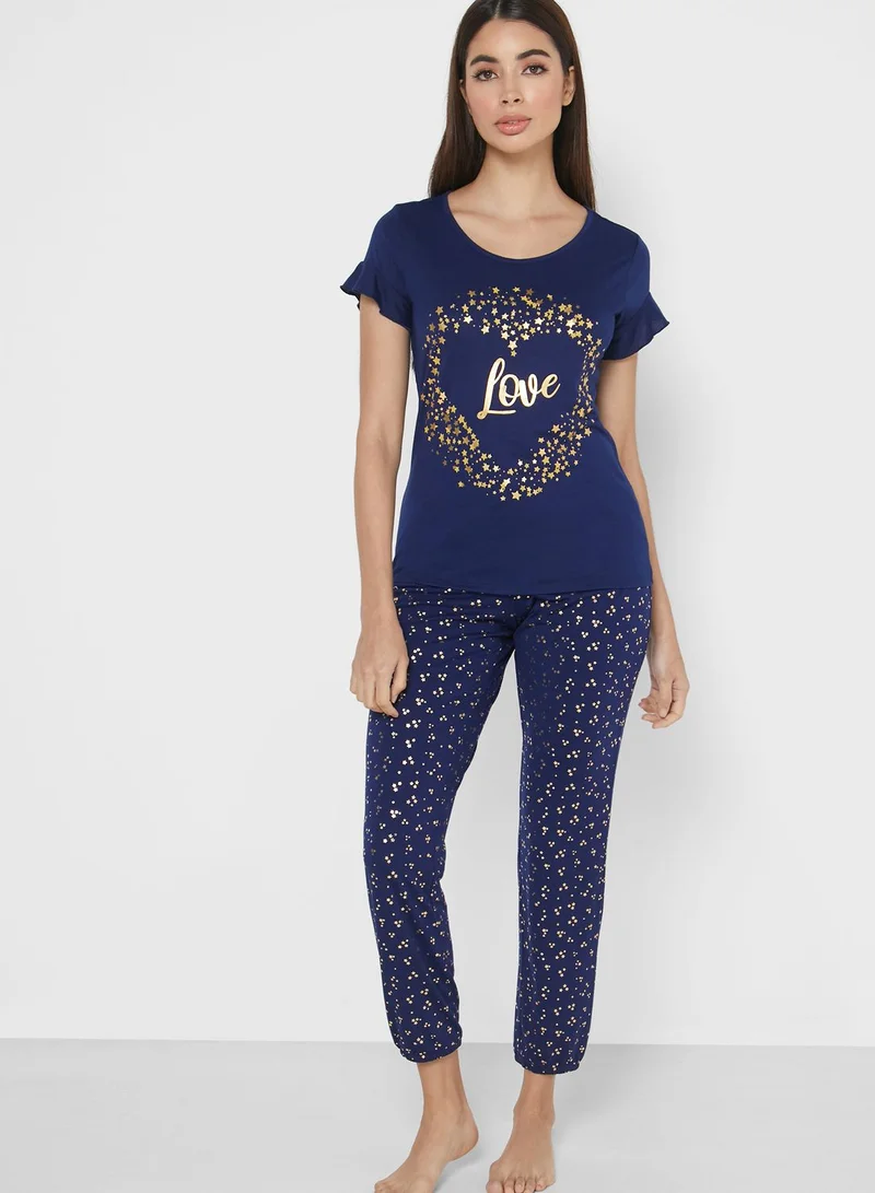Nayomi M&M Sparkle Pajama