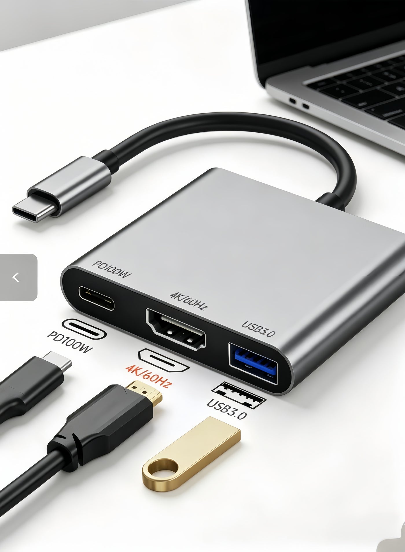 sthxyfaith Sthxyfaith usb-c Hub 3-in-1 Expansion Dock