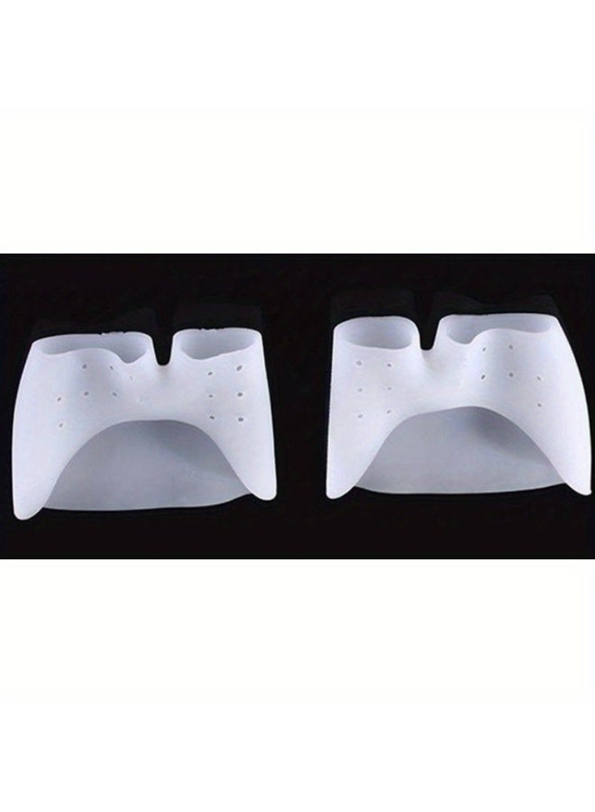 Two silicone toe pads, open and closed, vacuum pads for soles, sneakers, high heels, metatarsals, and ballet toes, toe protection devices and toe covers, to protect and comfort your feet - Image 3