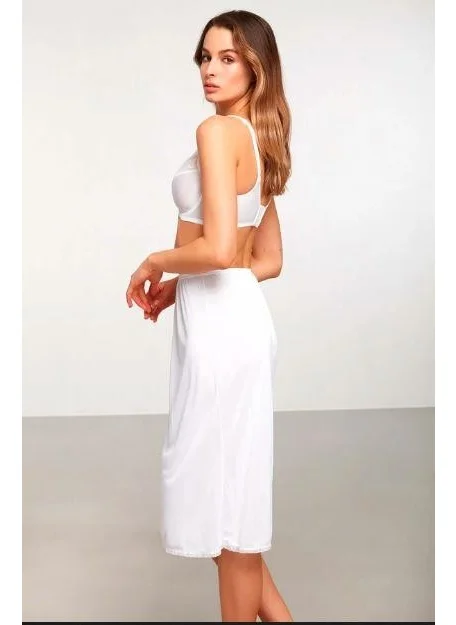 KOM Straight Long Underskirt - White