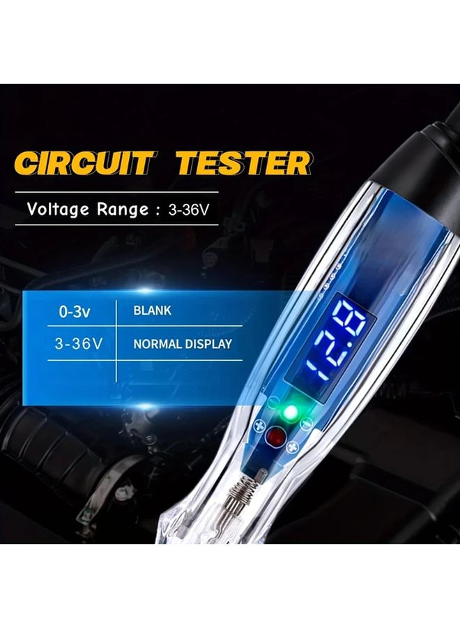 NS 836A 18 في 1 قلم فاحص كهرباء السيارات، مقياس متعدد رقمي، فاحص الجهد والتيار، تشخيص السيارات، مزود طاقة تيار مستمر، لا يتطلب بطارية - Image 5
