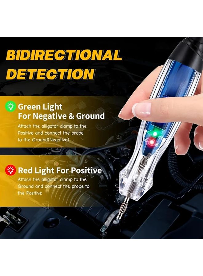 NS 836A 18 في 1 قلم فاحص كهرباء السيارات، مقياس متعدد رقمي، فاحص الجهد والتيار، تشخيص السيارات، مزود طاقة تيار مستمر، لا يتطلب بطارية - Image 4