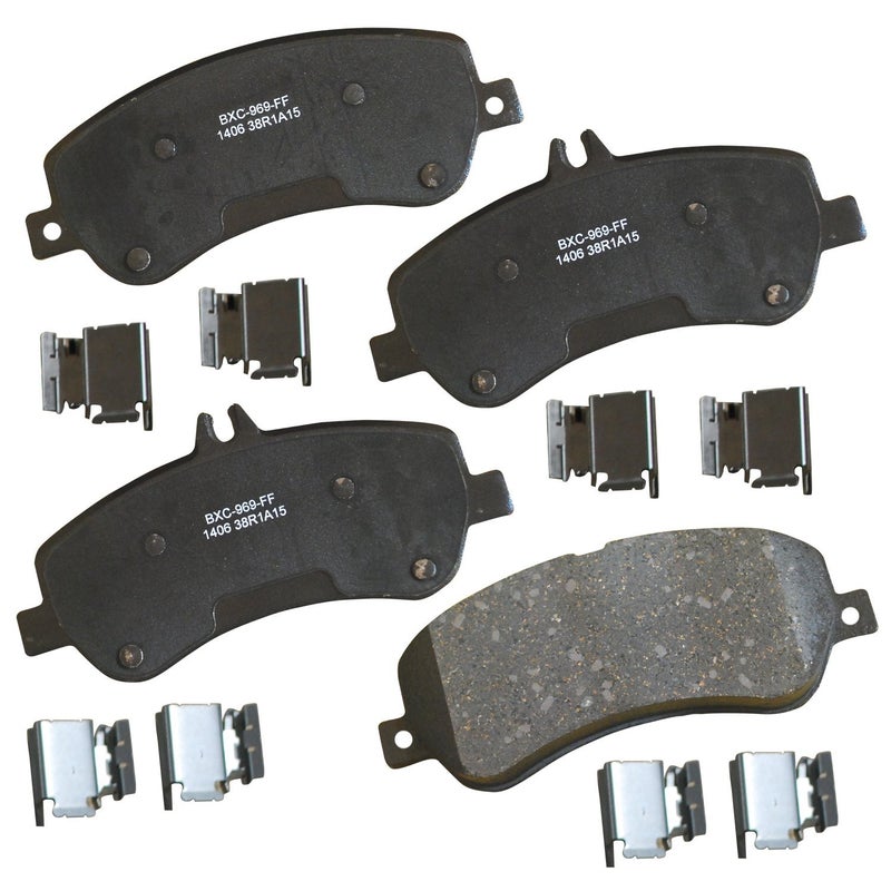 Bendix Premium SBC1406 Ceramic Front Brake Pads for Mercedes-Benz GLK250 2015-2013, GLK280 2009, GLK300 2015-2010, GLK350 2015-2009 - Image 4