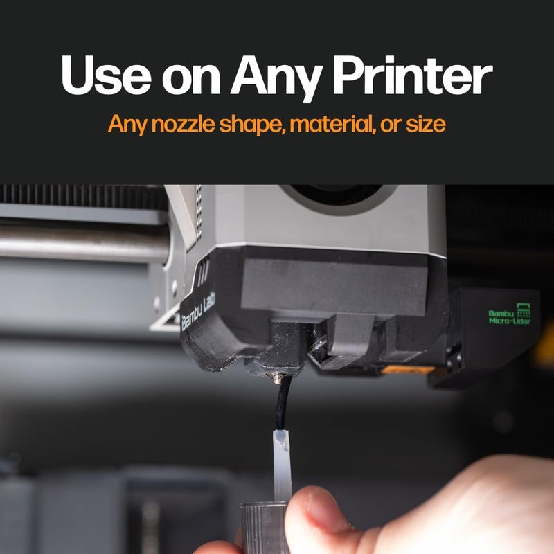 Slice Engineering Plastic Repellent Paint Repels Plastic & Prevents Buildup on the Nozzle | Get Enhanced Print Quality | Hassle-Free Application | Water-Based PTFE Nanosuspension (3 mL - 3 Pack) - Image 3