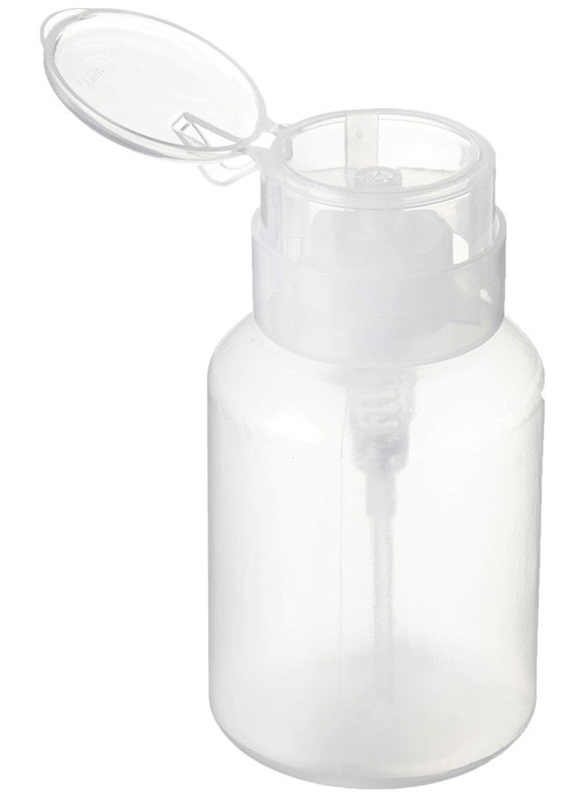 YAMYONE Nail Polish Remover Pump, YAMYONE 2 Pack Acetone Pump Dispenser, Alcohol Dispenser Push Down Empty Lockable Pump Dispenser Bottle for Nail Polish and Makeup Remover, 200ml(6.8oz) - Image 2