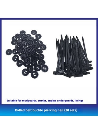 20 Black Cable Ties