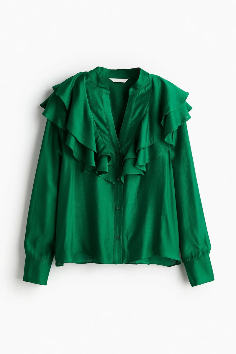 H&M Flounced blouse