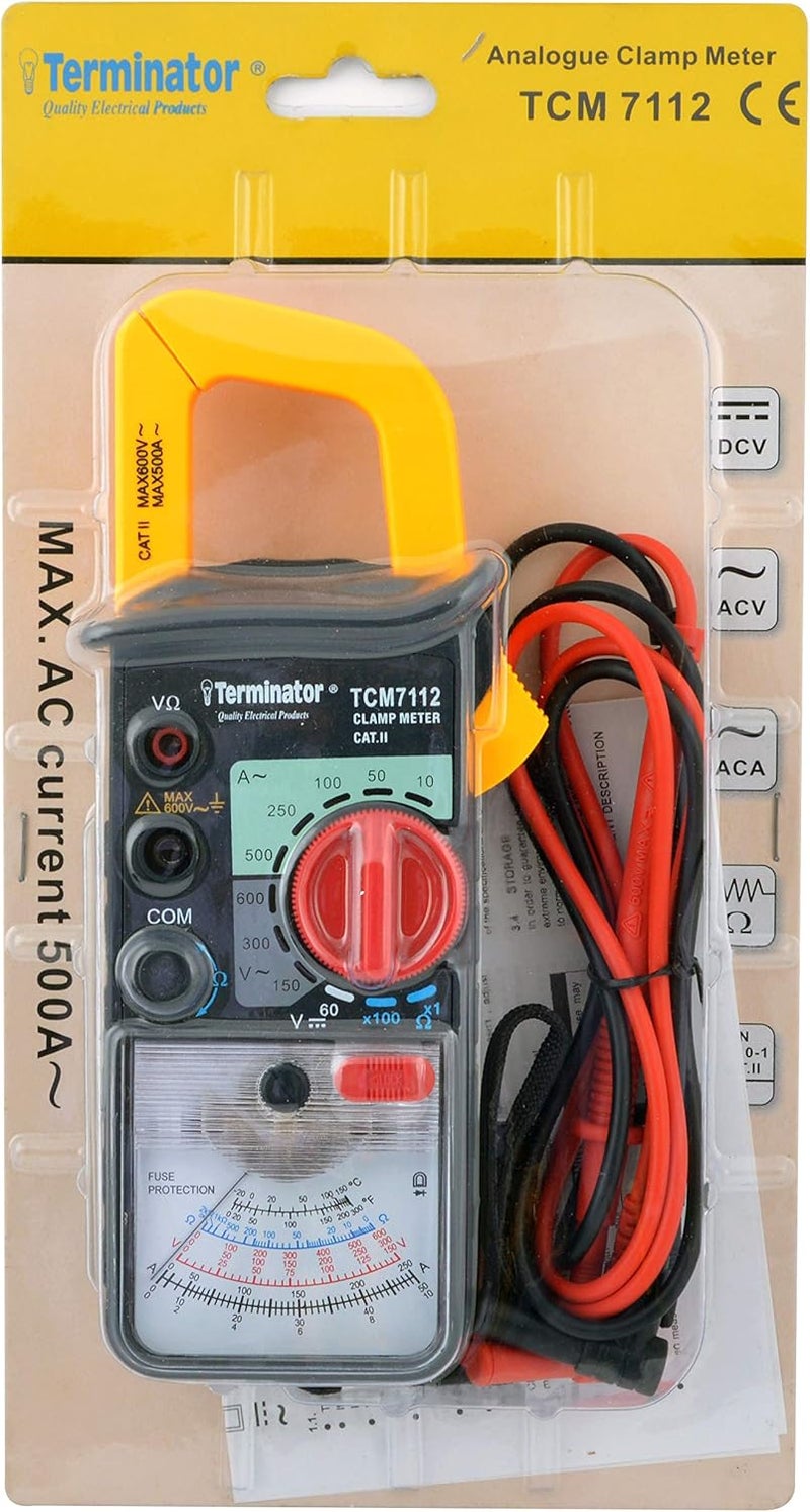 Terminator Analogue Clamp Meter - TCM 7112
