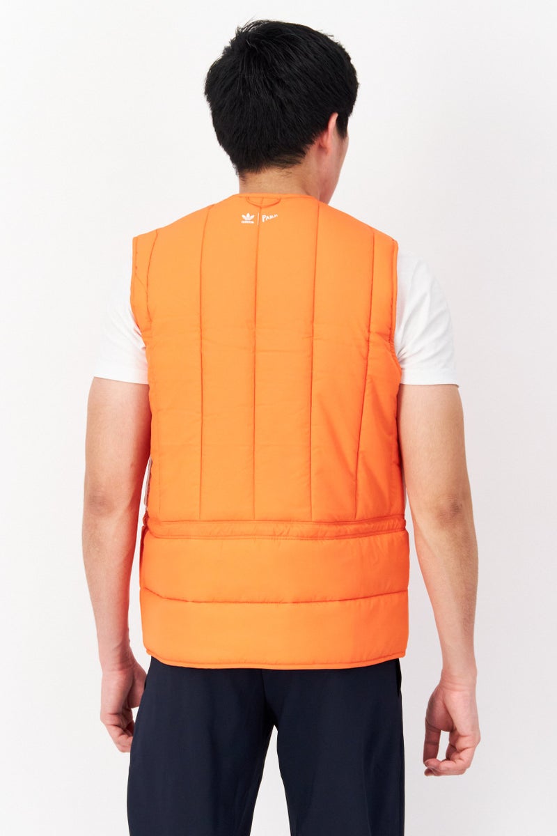 adidas Originals Adidas Originals x Parley Men Sportswear Fit Sleeveless Outdoor Vest, Orange  - Image 2