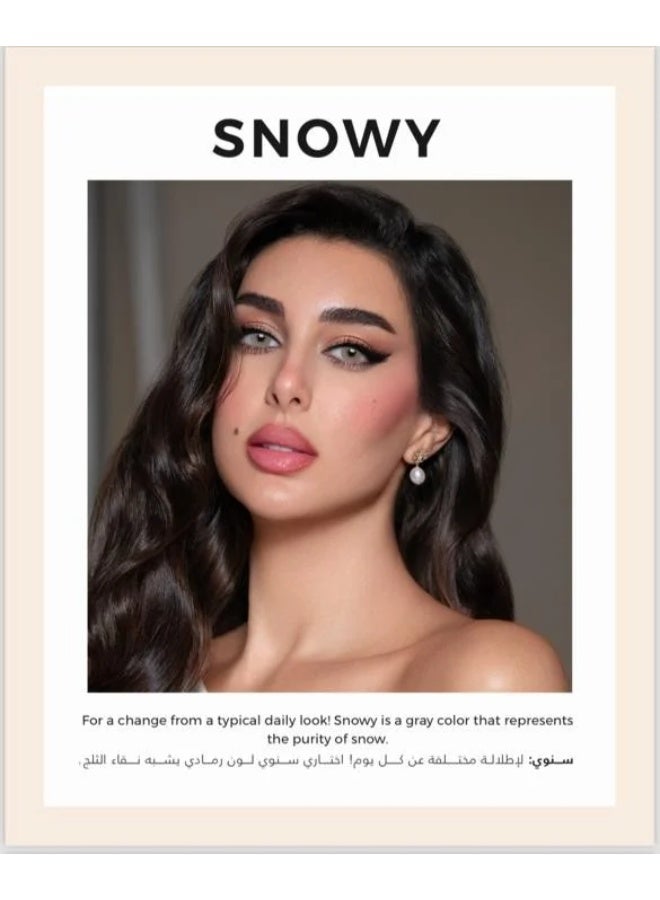 LensMe Lens Me (Annual) Pack of 2 lenses (1.25-), 6 month use contact lenses, colored contact lenses, cosmetic contact lenses. - Image 1