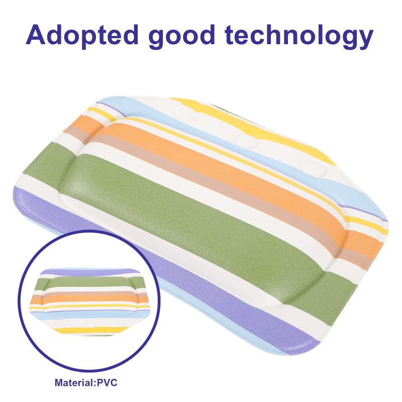 Suction Cup Bathtub Pillow with Foam Head Cushion for Relaxation and Neck Support - Image 4