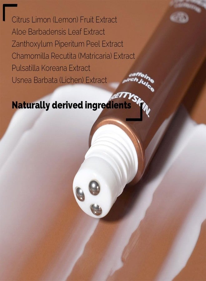 PRETTYSKIN Roll on Eye Cream with Caffeine and Stainless Steel ball Tip- Under Eye Roller Cream for Elasticity Wrinkles Puffiness Fine Lines-Korean eye cream 30ml/1.01fl.oz. (Caffeine) - Image 2