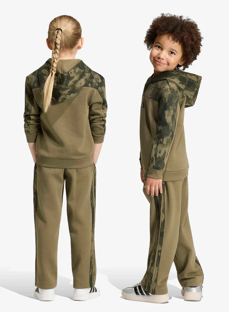 Adidas Kids Seasonal Essential Hooded Fleece Jogger Set