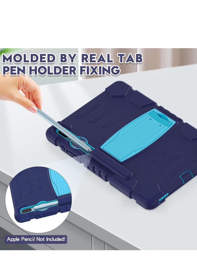 GULFLINK Gulflink Back Cover Protect Case for SAMSUNG Tab S6 T860/T865/T867 10.5 inch navyblue and blue  - Image 4