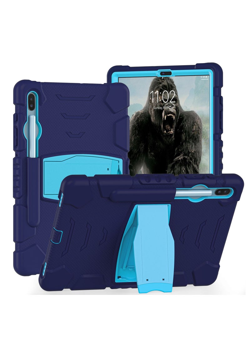 GULFLINK Gulflink Back Cover Protect Case for SAMSUNG Tab S6 T860/T865/T867 10.5 inch navyblue and blue  - Image 2