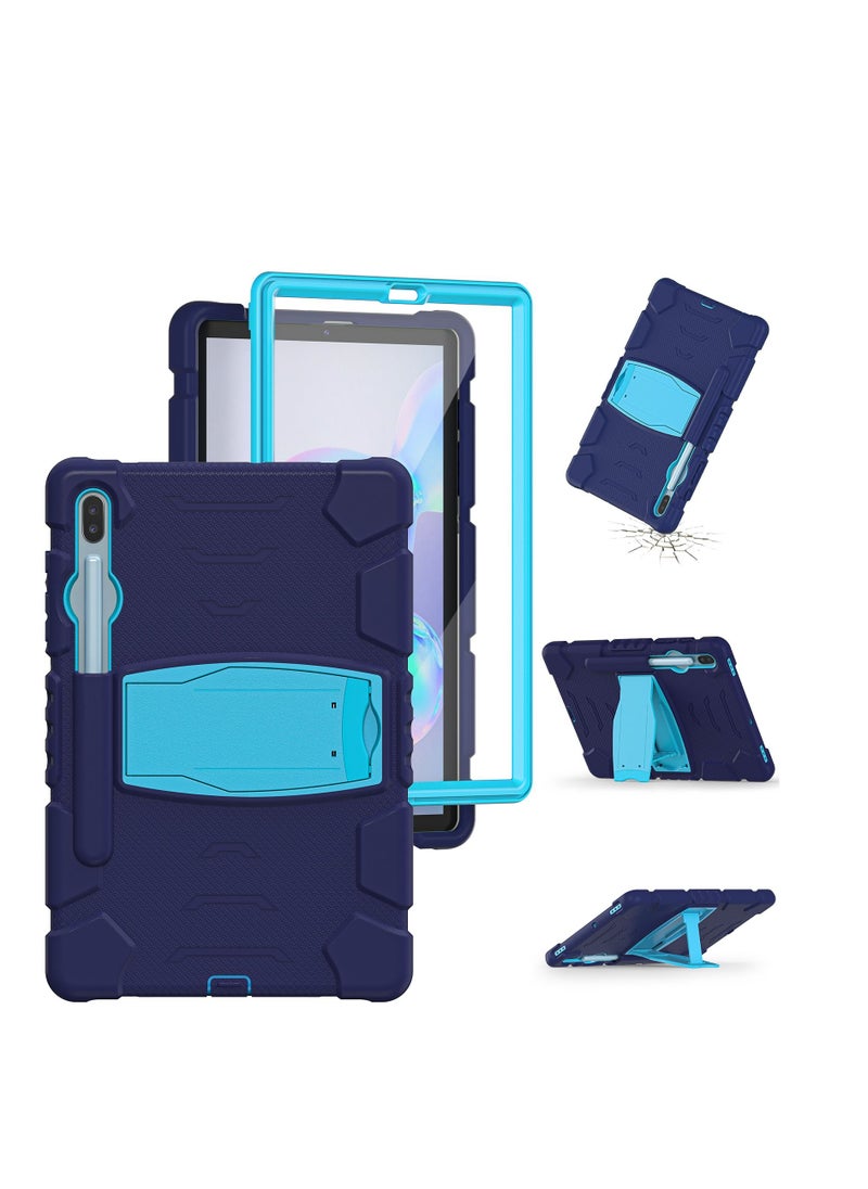 GULFLINK Gulflink Back Cover Protect Case for SAMSUNG Tab S6 T860/T865/T867 10.5 inch navyblue and blue  - Image 1