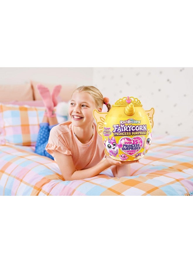 Rainbocorns Rainbocorns Fairycorn Princess Surprise (Unicorn) by ZURU 11" Collectible Plush Stuffed Animal, Surprise Egg, Wearable Fairy Wings, Magical Fairy Princess, Ages 3+ for Girls, Children - Image 5