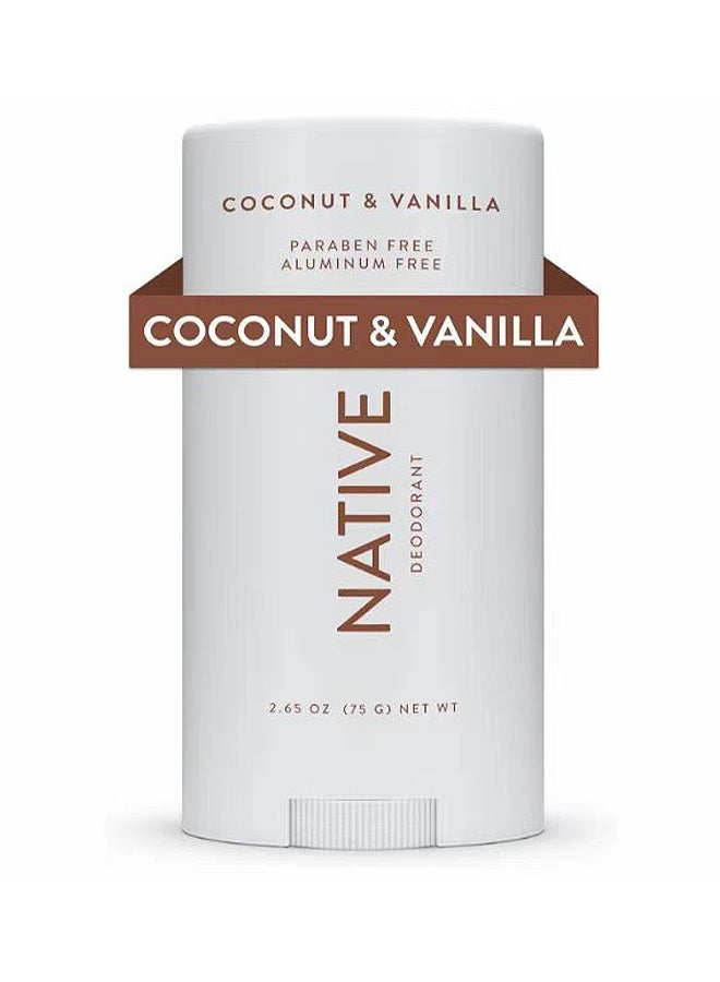 Native Deodorant - Natural Deodorant, Deodorant For Men And Women, Vegan, Gluten Free, Cruelty Free - Free of Aluminum, Parabens And Sulfates - Coconut & Vanilla - Image 1