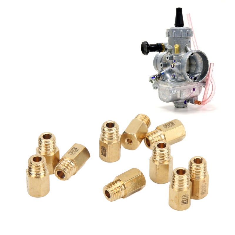 Carburetor Main Jet Solid Brass Structure - High Accuracy Replacement Jet for Mikuni VM TM TMX Carb Models 200-290 - Image 4