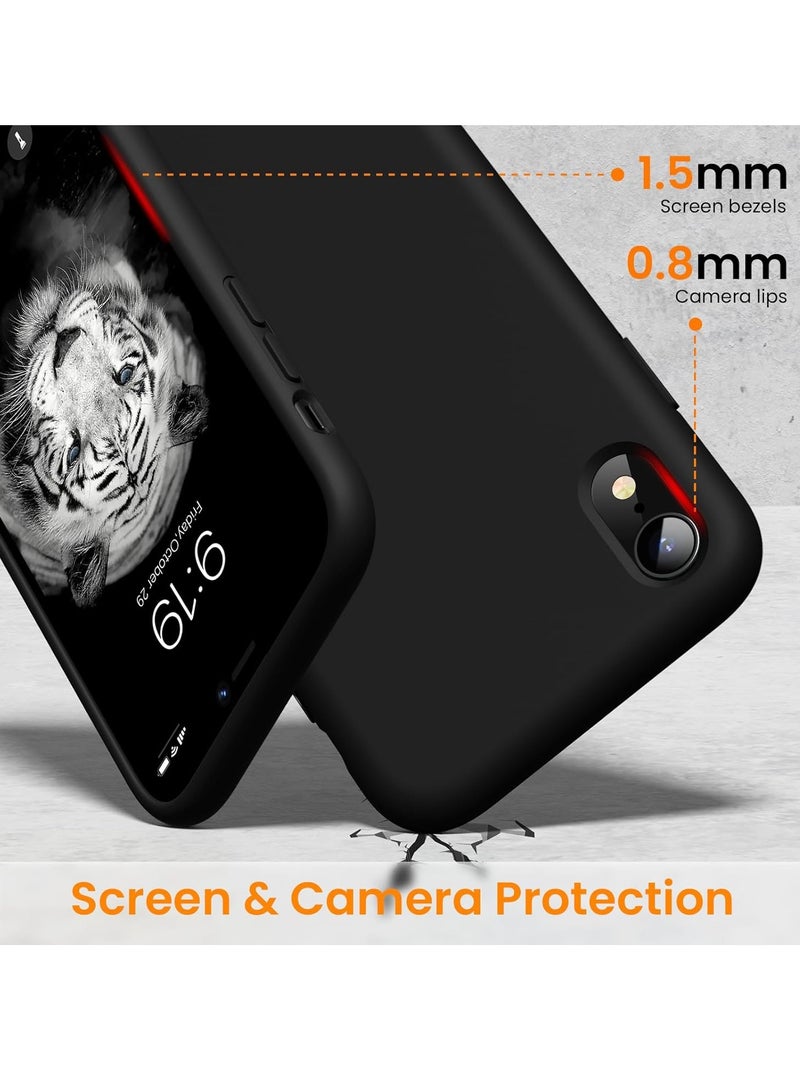 JOMILA iPhone XR Case, Full Covered Shockproof Phone Case Flexible Liquid Silicone Gel Rubber Cover, Slim Fit Protective Phone Case 6.1 inch with Soft Anti-Scratch Microfiber Lining - Image 4