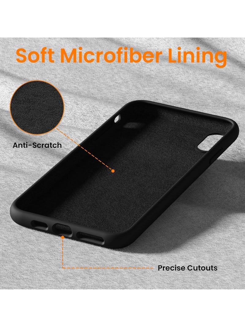 JOMILA iPhone XR Case, Full Covered Shockproof Phone Case Flexible Liquid Silicone Gel Rubber Cover, Slim Fit Protective Phone Case 6.1 inch with Soft Anti-Scratch Microfiber Lining - Image 5