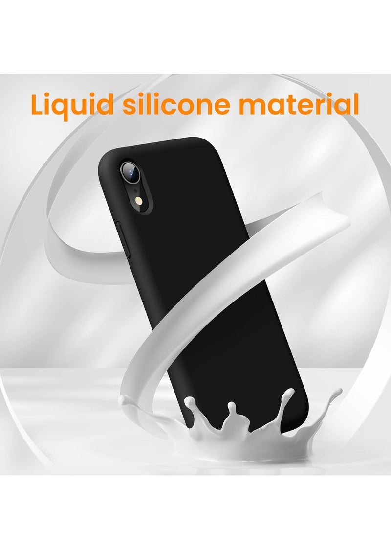 JOMILA iPhone XR Case, Full Covered Shockproof Phone Case Flexible Liquid Silicone Gel Rubber Cover, Slim Fit Protective Phone Case 6.1 inch with Soft Anti-Scratch Microfiber Lining - Image 2