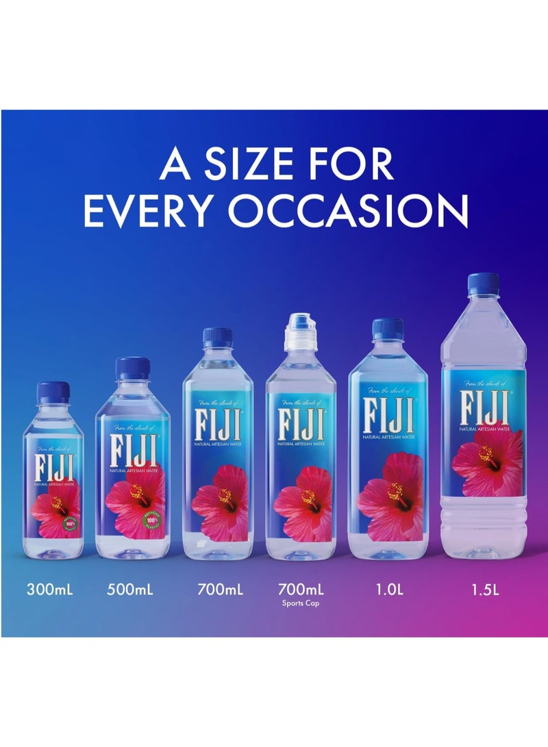 FIJI Natural Artesian Bottled Water 330mL (Pack of 24) - 100% Natural Electrolytes - Image 4