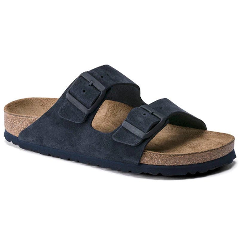 Full Cowhide~Birkenstock Shoes 2026 Spring/Summer New Retro Cork Flat Birkenstock Sandals for Men and Women - Image 1