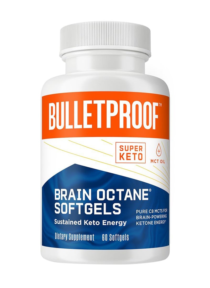 Bulletproof - Brain Octane Supports Cognitive And Gut Health 60 Softgels - Image 1