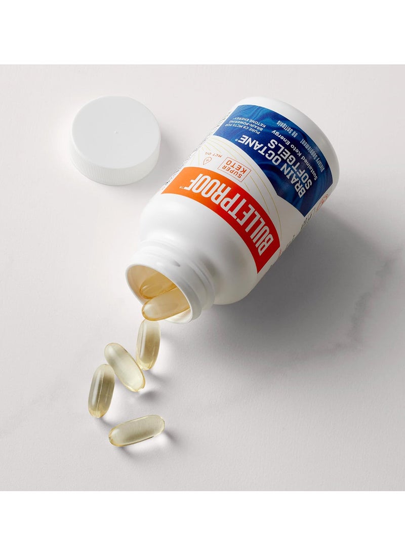 Bulletproof - Brain Octane Supports Cognitive And Gut Health 60 Softgels - Image 1