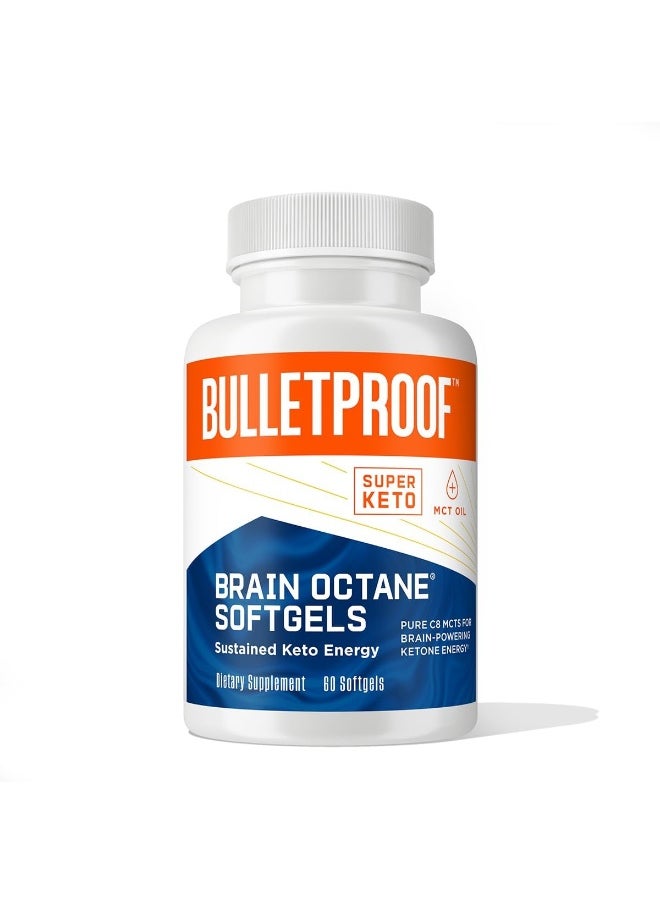 Bulletproof - Bulletproof Brain Octane, Supports Cognitive and Gut Health (60 Softgels) - Image 1