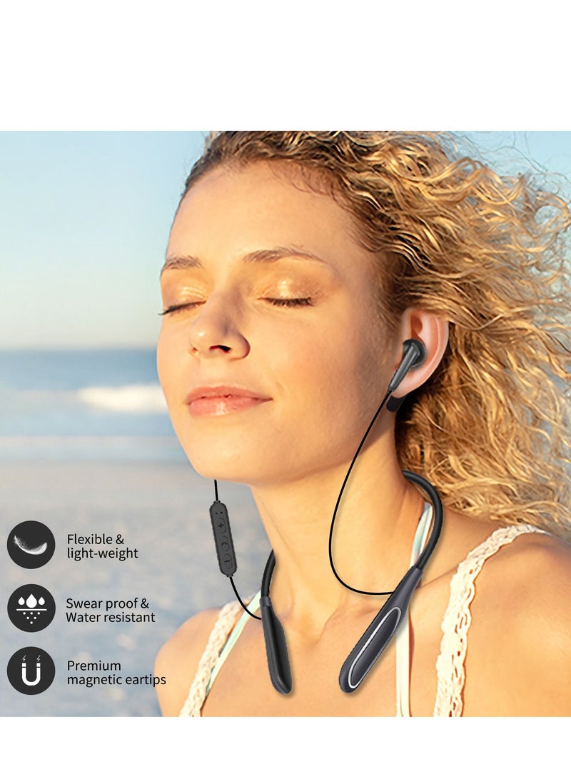 GULFLINK Wireless Neckband Earphone Red - Image 4