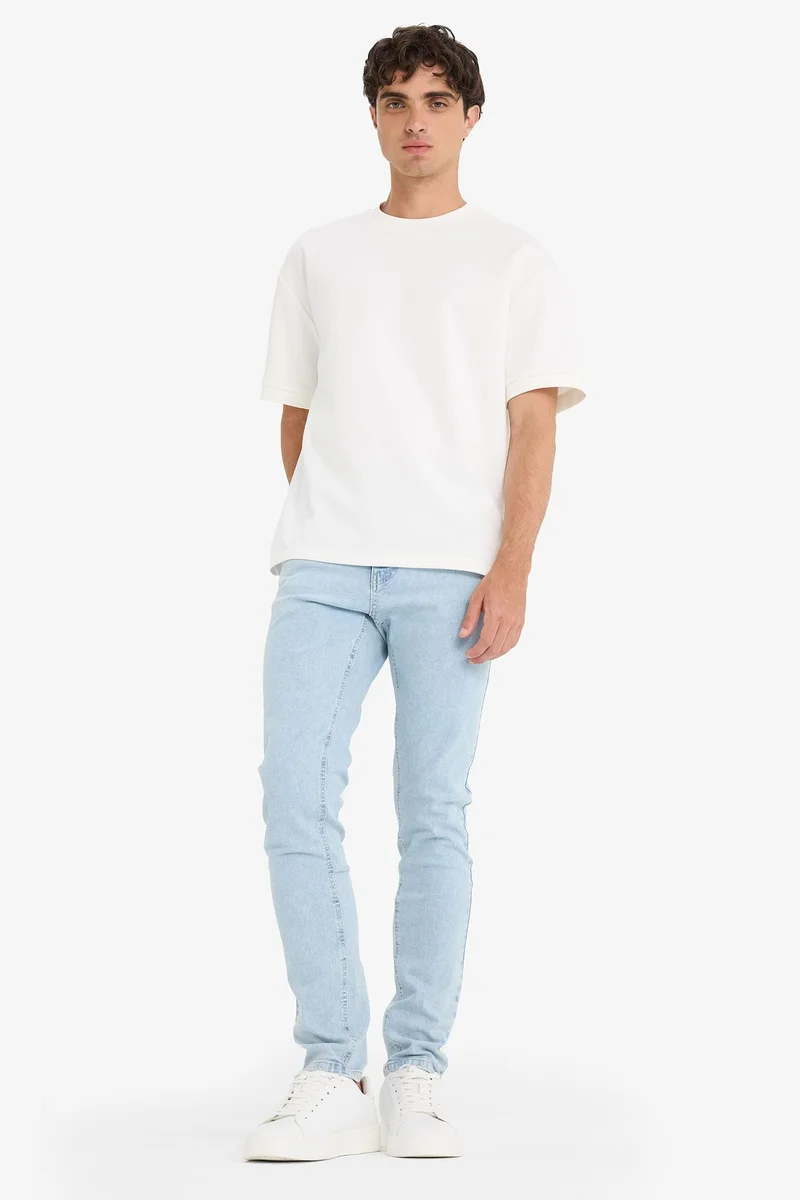 Defacto  Carlo Skinny Fit Regular Waist Skinny Leg Jeans for Men | Best Price UAE