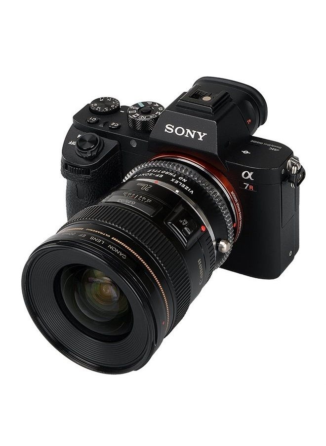Fotodiox - Vizelex CINE ND Throttle Lens Adapter Compatible with Canon EF Full Frame Lenses on Sony E-Mount Cameras - Image 1