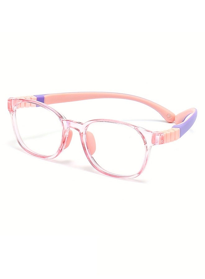 Anti-Blue Light Blocking Glasses Kids Anti Glare Eyestrain UV TV Phone Children Silicone Safety Eyewear for Boys and Girls Age 3-12 - Image 1